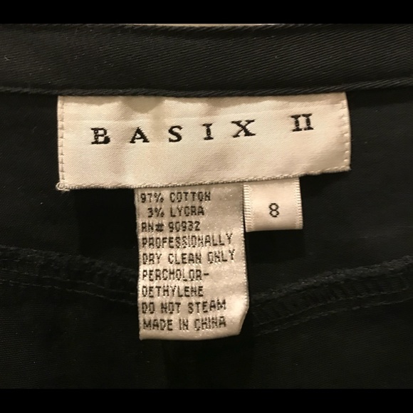 BASIX II PANTS Sz8 Black side panel appliqué & seq - Picture 5 of 5